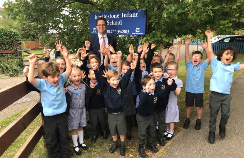 Alex Burghart MP at Ingatestone Infants School