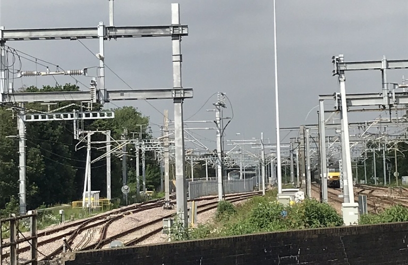 Alex Burghart MP welcomes train time pledge