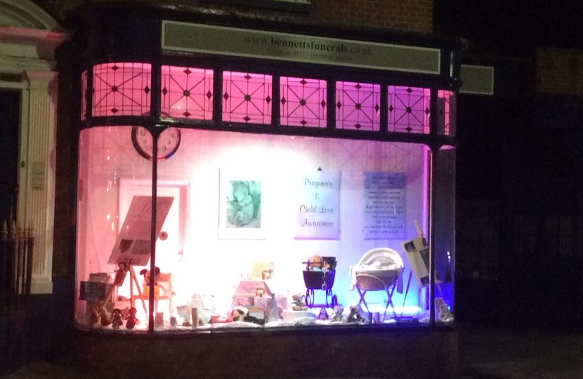 Bennett's window display