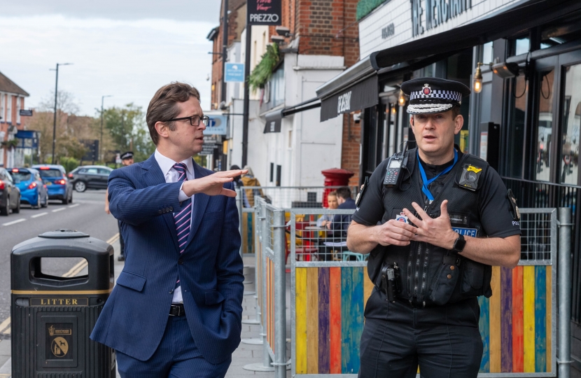 Alex Burghart with Chief Constable Harrington - Photo Credit: Ian Davidson