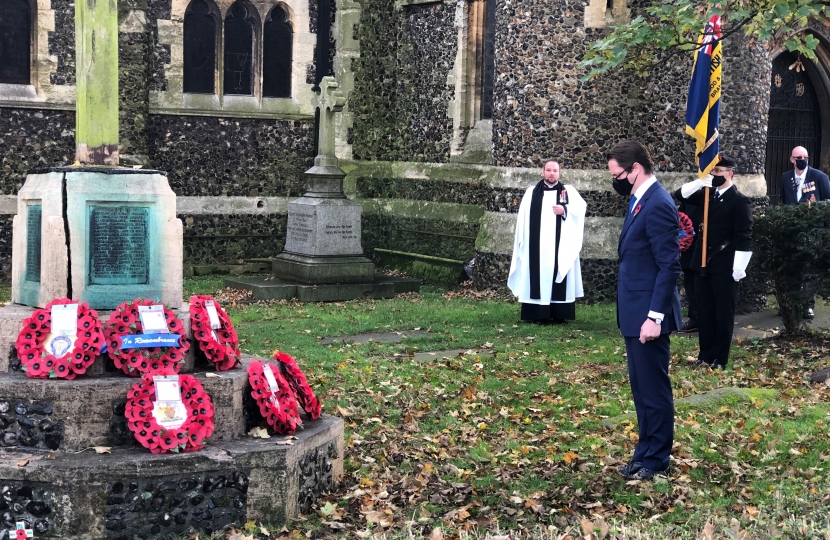 Remembrance Sunday - Alex Burghart MP KB