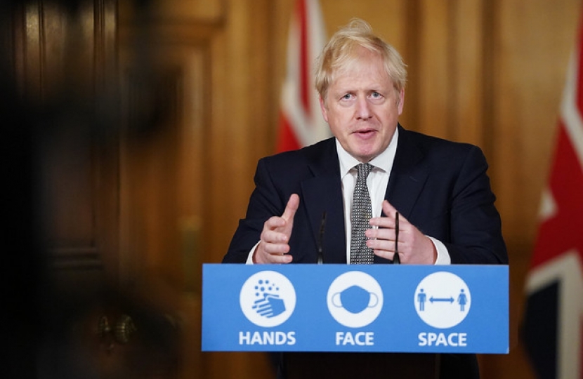 Boris Johnson Addressing the Nation