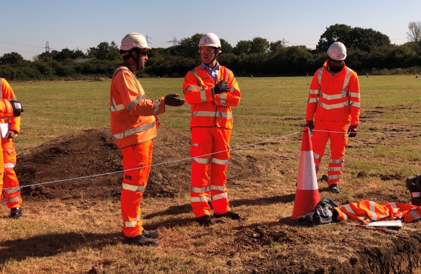 Meeting archaeologists at the Lower Thames Crossing test trenches