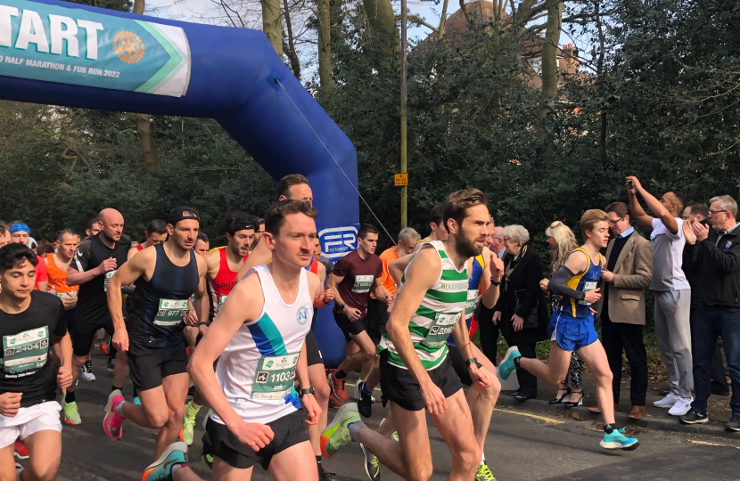 Brentwood Half Marathon Start