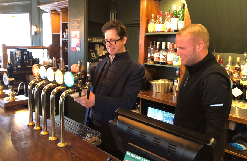 MP Pulls A Pint