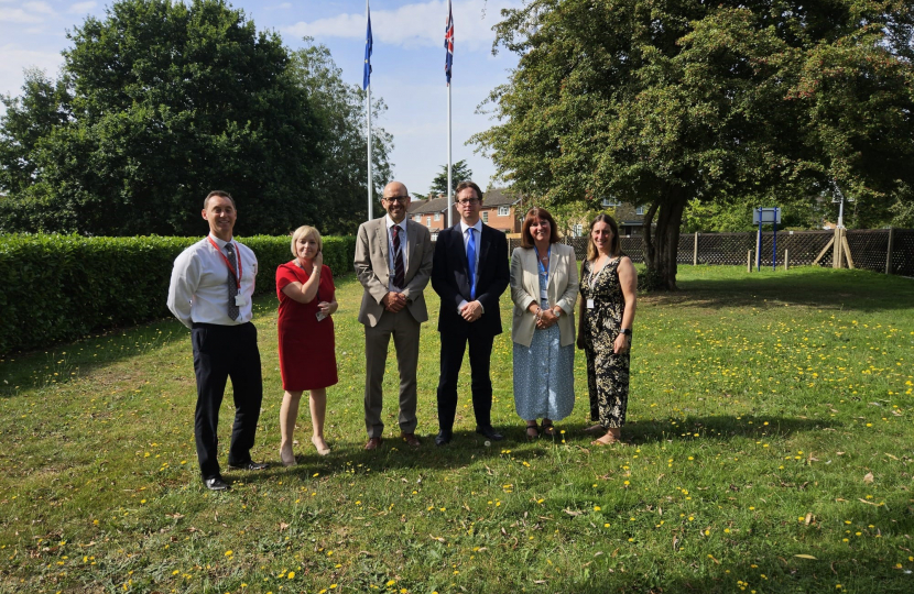 Alex BBurghart MP with Brentwood secondary heads