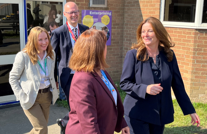 Education Secretary Gillian Keegan at Anglo European School