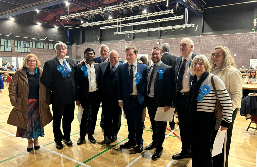 Newly elected and re-elected Conservative councillors