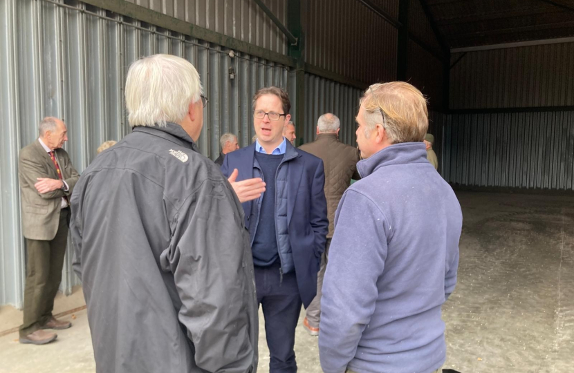 Alex Burghart MP with Brentwood and Ongar Farmers