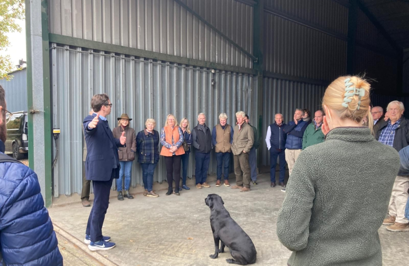 Alex Burghart MP with Brentwood and Ongar Farmers