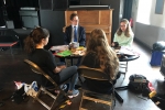 Alex Burghart visits NCS volunteers in Brentwood