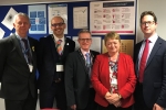 Alex Burghart MP with secondary school headteachers from Anglo European School, Becket Keys, Brentwood Ursuline High School, Shenfield High School