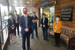 Alex Burghart MP at Brentwood Community Hospital (Taken pre national lockdown)