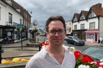 Alex Burghart MP on Ongar High Street