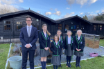 Alex Burghart MP with Woodlands School Climate Club