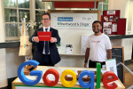 Alex Burghart MP at Google Digital Garage in Ongar