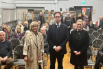 Alex Burghart MP and County Cllrs Louise McKinlay and Lesley Wagland 