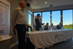 Alex Burghart speaking at Brentwood Chamber of Commerce Hustings