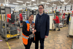 Alex Burghart MP and Roshni Sangha