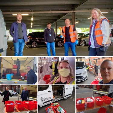 Brentwood Borough Council councillors and staff get the Can in the Van