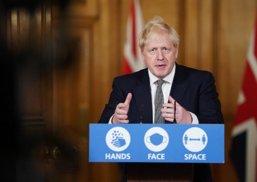 Boris Johnson Addressing the Nation