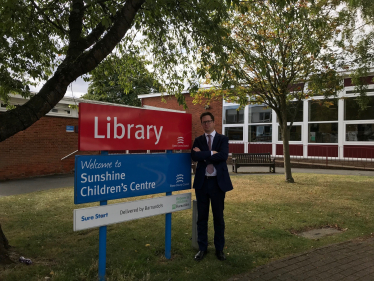 Alex Burghart at Shenfield Library