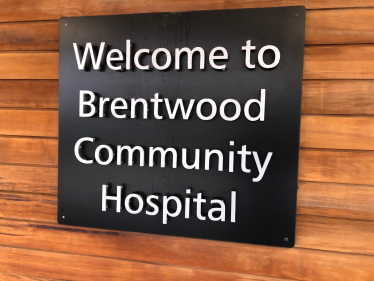 Pic Brentwood Community Hospital Sign