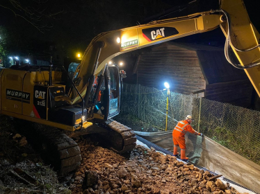 Network Rail Work at Ingatestone with NR consent