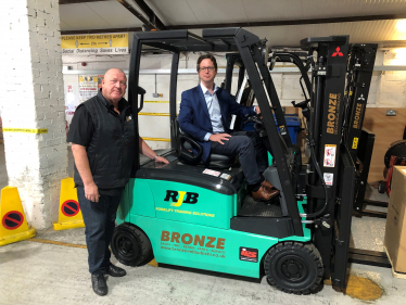 AB and Richard Lamey RJB Forklift Training