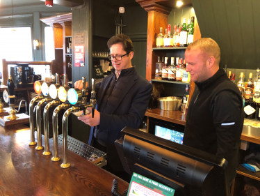 MP Pulls A Pint