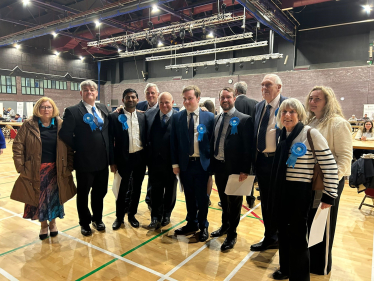 Newly elected and re-elected Conservative councillors