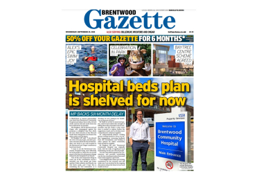 Brentwood Gazette Front Page